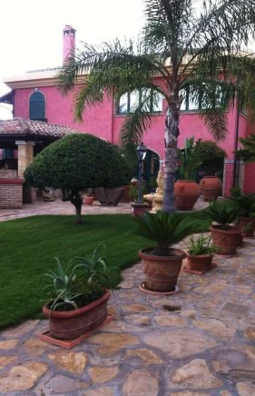 Manutenzione giardino privato Villa Cagliari