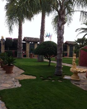 Manutenzione giardino privato Villa Cagliari